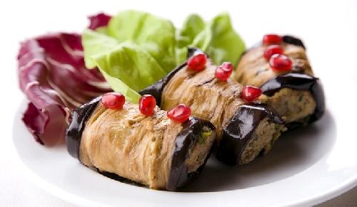 Баклажаны с грецкими орехами