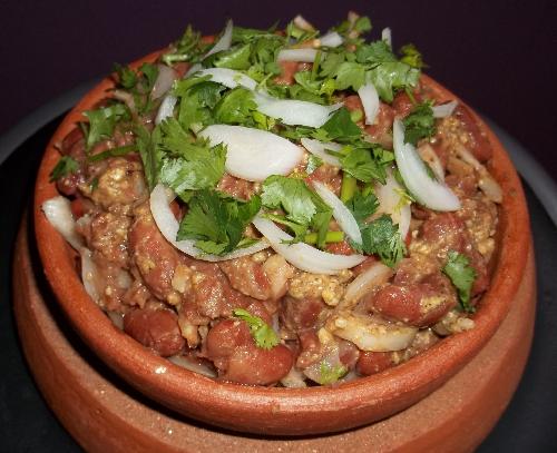 Лобио - фасоль с орехами