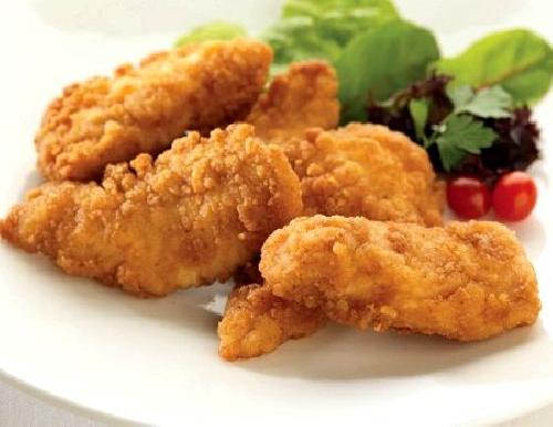 Куриное филе в кляре, обжаренные во фритюрнице
