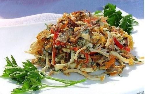Грибной салат
